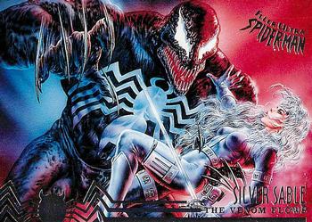 #107 Venom vs. Silver Sable - 1995 Fleer Ultra Spider-Man