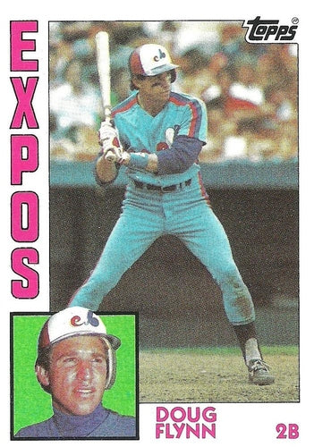 #749 Doug Flynn - Montreal Expos - 1984 Topps Baseball