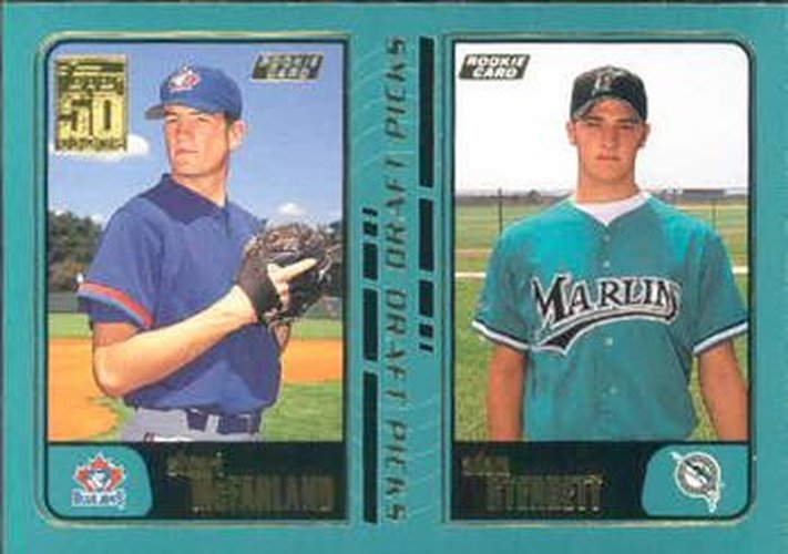 #749 Stuart McFarland / Adam Sterrett - Florida Marlins / Toronto Blue Jays - 2001 Topps Baseball