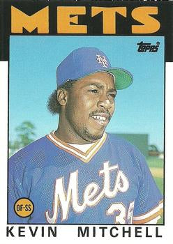 #74T Kevin Mitchell - New York Mets - 1986 Topps Traded Baseball