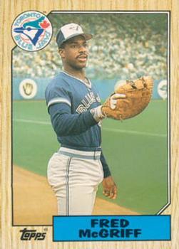 #74T Fred McGriff - Toronto Blue Jays - 1987 Topps Traded Baseball