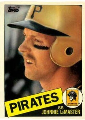 #74T Johnnie LeMaster - Pittsburgh Pirates - 1985 Topps Traded Baseball