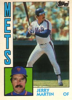 #74T Jerry Martin - New York Mets - 1984 Topps Traded Baseball