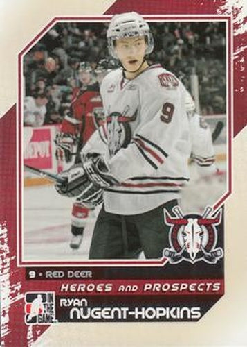 #74 Ryan Nugent-Hopkins - Red Deer Rebels - 2010-11 In The Game Heroes and Prospects Hockey