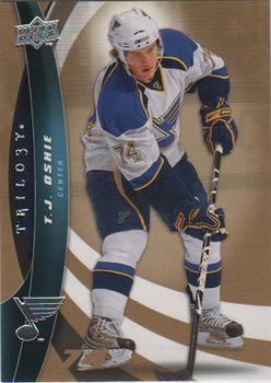#74 T.J. Oshie - St. Louis Blues - 2009-10 Upper Deck Trilogy Hockey