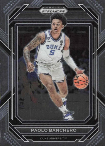 #74 Paolo Banchero - Duke Blue Devils - 2023 Panini Prizm Draft Picks Basketball