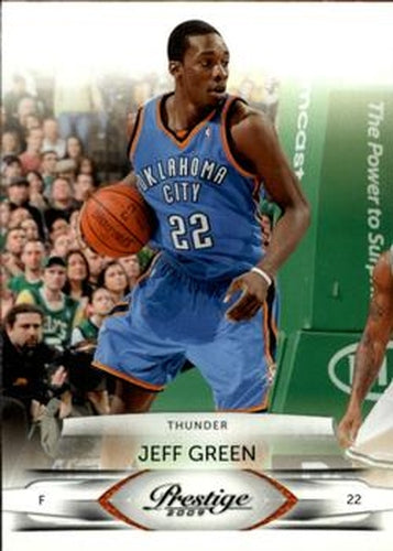 #74 Jeff Green - Oklahoma City Thunder - 2009-10 Panini Prestige Basketball