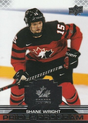 #74 Shane Wright - Canada - 2022-23 Upper Deck Team Canada Juniors Hockey