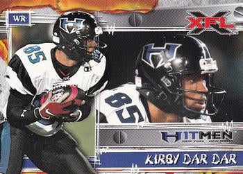 #74 Kirby Dar Dar - New York-New Jersey Hitmen - 2001 Topps XFL Football