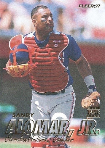 #74 Sandy Alomar, Jr. - Cleveland Indians - 1997 Fleer Baseball