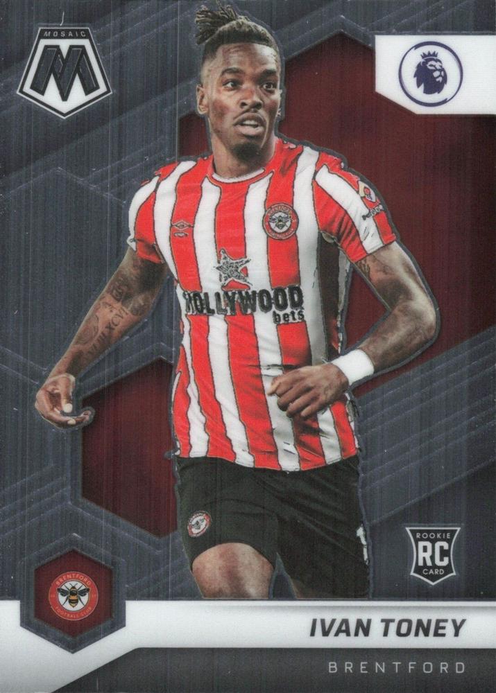 #74 Ivan Toney - Brentford - 2021-22 Panini Mosaic Premier League Soccer