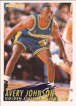 #74 Avery Johnson - Golden State Warriors - 1994-95 Fleer Basketball