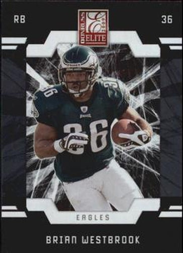 #74 Brian Westbrook - Philadelphia Eagles - 2009 Donruss Elite Football