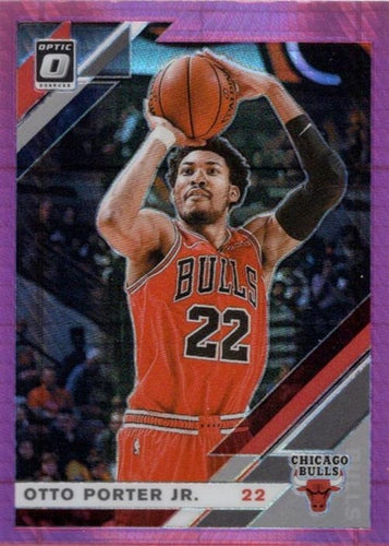 #74 Otto Porter Jr. - Chicago Bulls - 2019-20 Donruss Optic - Hyper Pink Basketball