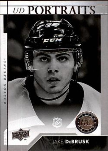 #P-74 Jake DeBrusk - Boston Bruins - 2017-18 Upper Deck - UD Portraits Hockey