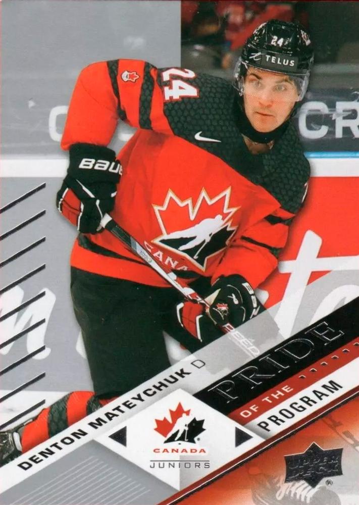 #74 Denton Mateychuk - Canada - 2024 Upper Deck Team Canada Juniors Hockey