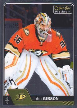 #74 John Gibson - Anaheim Ducks - 2016-17 O-Pee-Chee Platinum Hockey