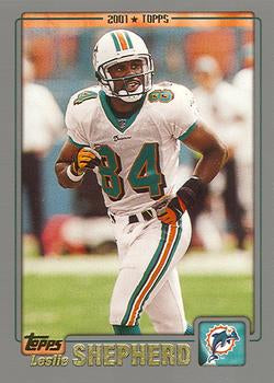#74 Leslie Shepherd - Miami Dolphins - 2001 Topps Football