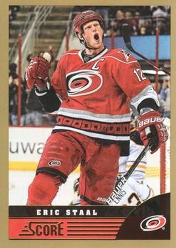 #74 Eric Staal - Carolina Hurricanes - 2013-14 Score - Gold Hockey