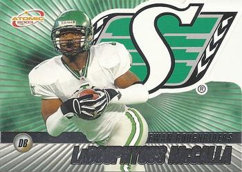 #74 LaDouphyous McCalla - Saskatchewan Roughriders - 2003 Pacific Atomic CFL Football