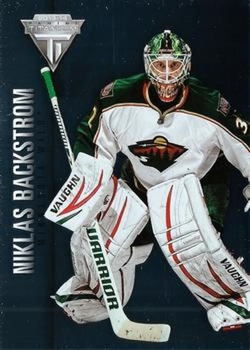 #74 Niklas Backstrom - Minnesota Wild - 2013-14 Panini Titanium Hockey