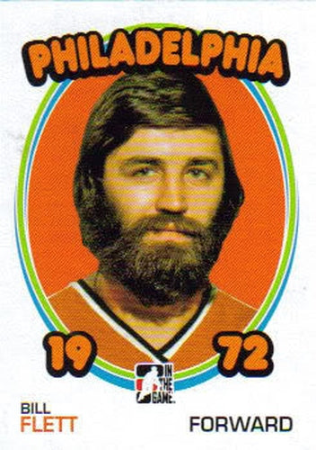 #74 Bill Flett - Philadelphia Flyers - 2009-10 In The Game 1972 The Year In Hockey