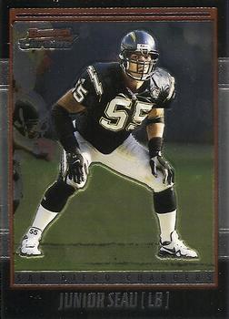 #74 Junior Seau - San Diego Chargers - 2001 Bowman Chrome Football