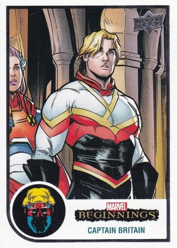 #74 Captain Britain - 2022 Upper Deck Marvel Beginnings