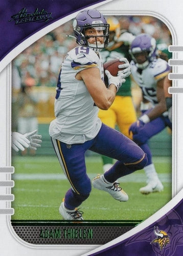 #74 Adam Thielen - Minnesota Vikings - 2020 Panini Absolute - Green Football