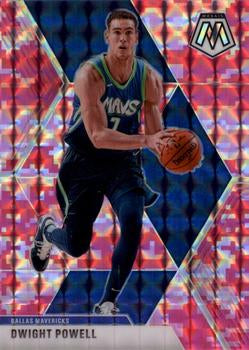 #74 Dwight Powell - Dallas Mavericks - 2019-20 Panini Mosaic - Camo Pink Basketball
