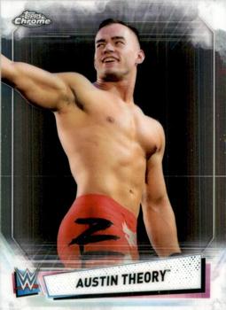 #74 Austin Theory - 2021 Topps WWE Chrome Wrestling