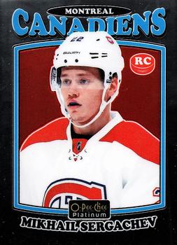 #R-74 Mikhail Sergachev - Montreal Canadiens - 2016-17 O-Pee-Chee Platinum - Retro Hockey