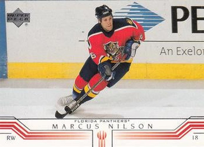 #74 Marcus Nilson - Florida Panthers - 2001-02 Upper Deck Hockey