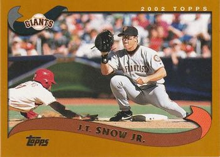 #74 J.T. Snow Jr. - San Francisco Giants - 2002 Topps Baseball