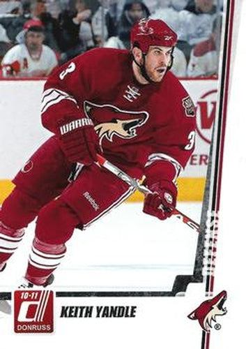 #74 Keith Yandle - Phoenix Coyotes - 2010-11 Donruss Hockey