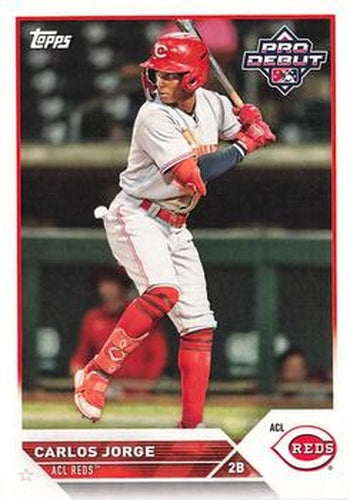 #PD-74 Carlos Jorge - ACL Reds - 2023 Topps Pro Debut Baseball