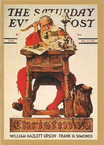 #74 Christmas 1935 - 1993 Comic Images Norman Rockwell Saturday Evening Post