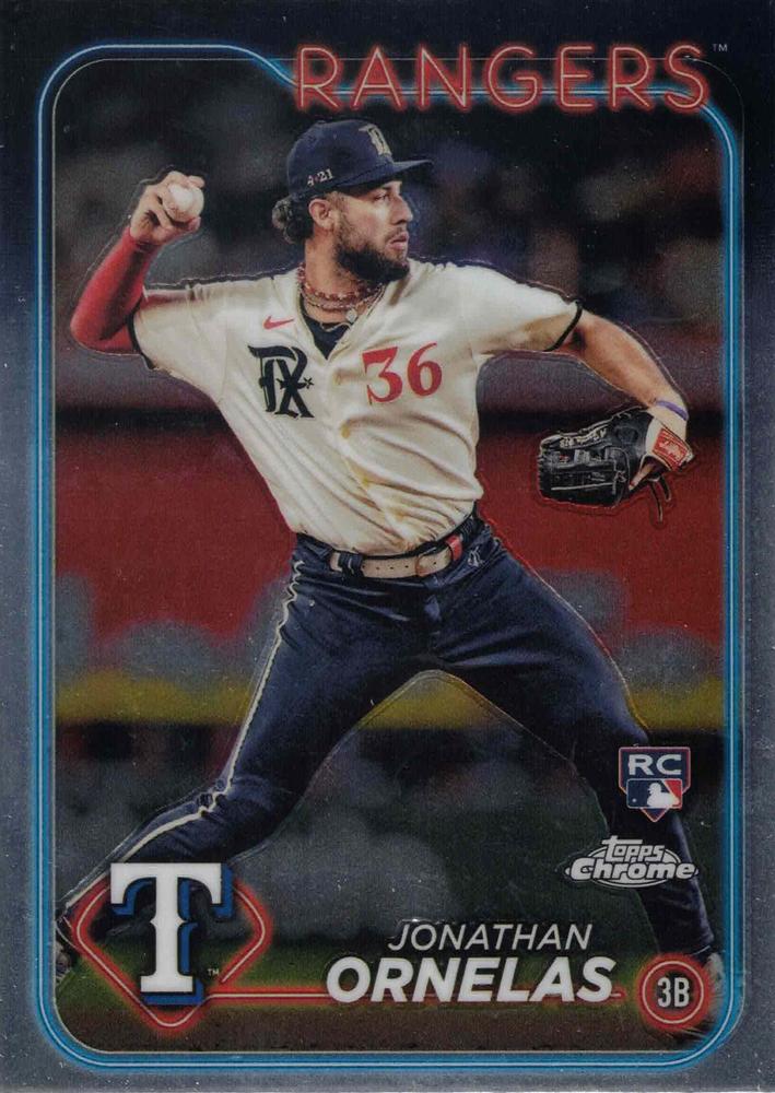 #74 Jonathan Ornelas - Texas Rangers - 2024 Topps Chrome Baseball