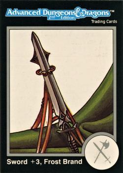 #74 Sword +3, Frost Brand - 1991 TSR Advanced Dungeons & Dragons - Silver