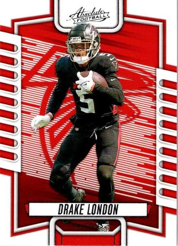 #74 Drake London - Atlanta Falcons - 2023 Panini Absolute Football