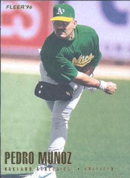 #U74 Pedro Munoz - Oakland Athletics - 1996 Fleer Update Baseball