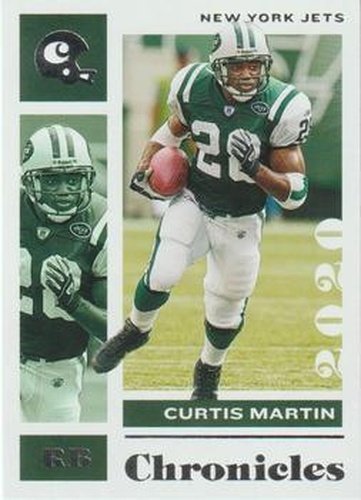#74 Curtis Martin - New York Jets - 2020 Panini Chronicles Football