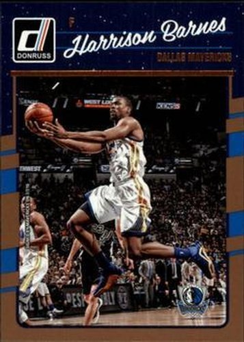 #74 Harrison Barnes - Dallas Mavericks - 2016-17 Donruss Basketball