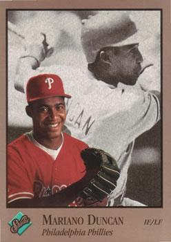 #74 Mariano Duncan - Philadelphia Phillies - 1992 Studio Baseball
