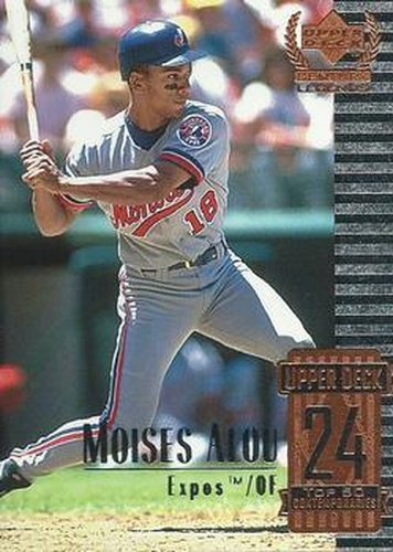 #74 Moises Alou - Montreal Expos / Houston Astros - 1999 Upper Deck Century Legends Baseball