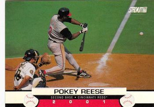 #74 Pokey Reese - Cincinnati Reds - 2001 Stadium Club Baseball