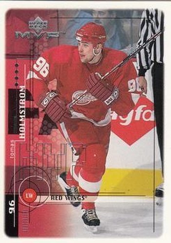#74 Tomas Holmstrom - Detroit Red Wings - 1998-99 Upper Deck MVP Hockey