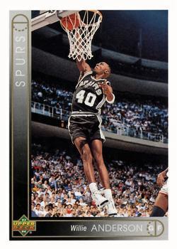 #74 Willie Anderson - San Antonio Spurs - 1993-94 Upper Deck Basketball