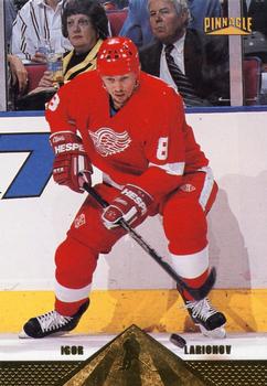 #74 Igor Larionov - Detroit Red Wings - 1996-97 Pinnacle Hockey