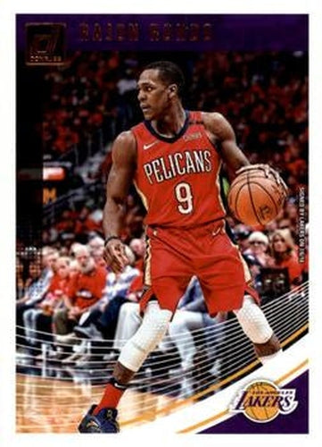 #74 Rajon Rondo - Los Angeles Lakers - 2018-19 Donruss Basketball
